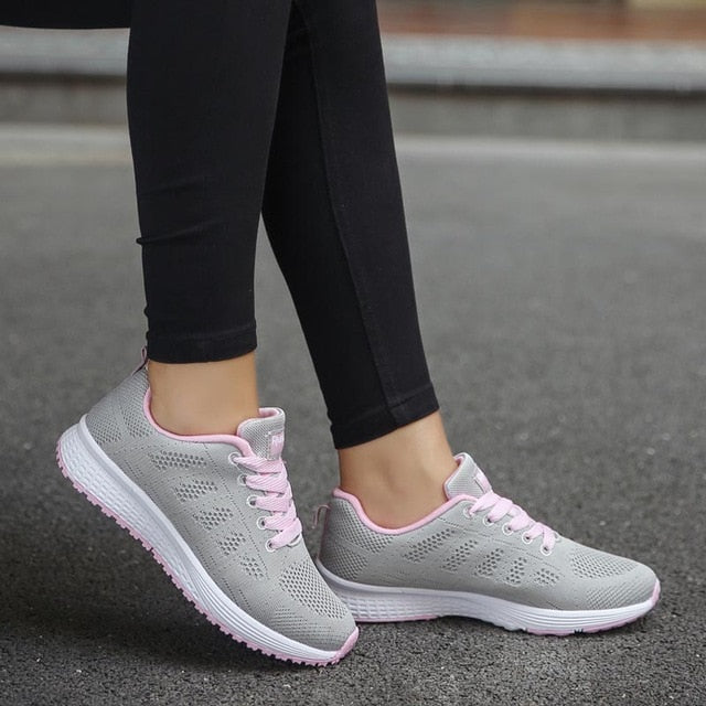 Woman Sneakers White Platform