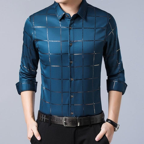 Image of Men shirt streetwear social dress