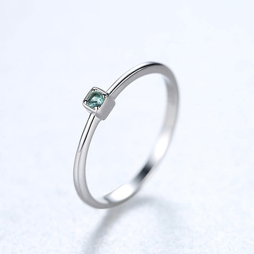 925 Sterling Silver VVS Green Topaz