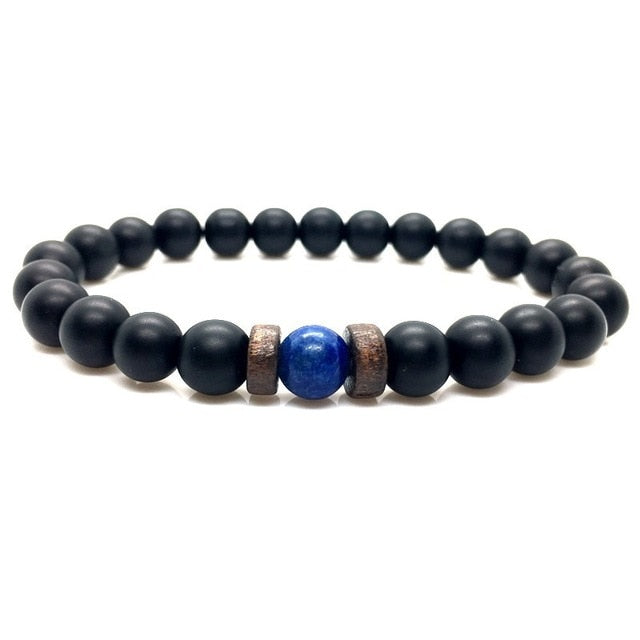Men Bracelet Lava Stone Diffuser