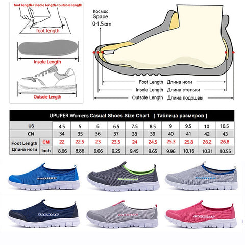 Image of Breathable Comfortable Casual Mesh Women's Shoes