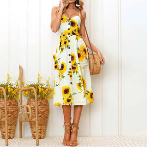 Women Flower Party Dress